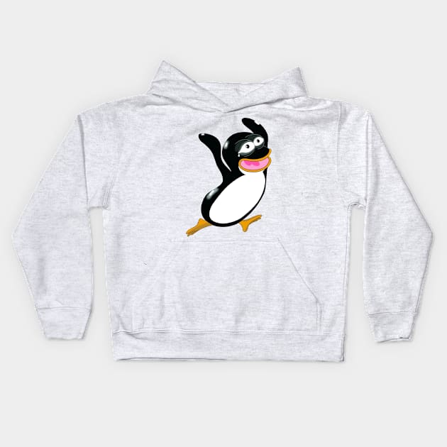 Linux Tux Penguin meme Kids Hoodie by it-guys